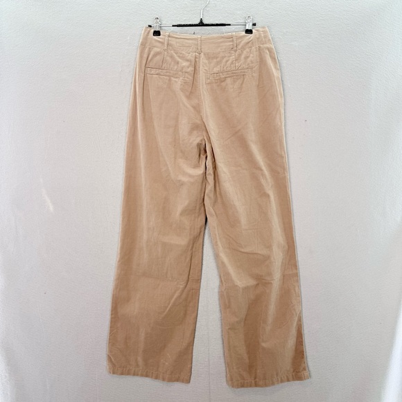 Marine Layer - NWT women’s Flora Corduroy Trousers wide leg 100% cotton pants 6 - Picture 5 of 7
